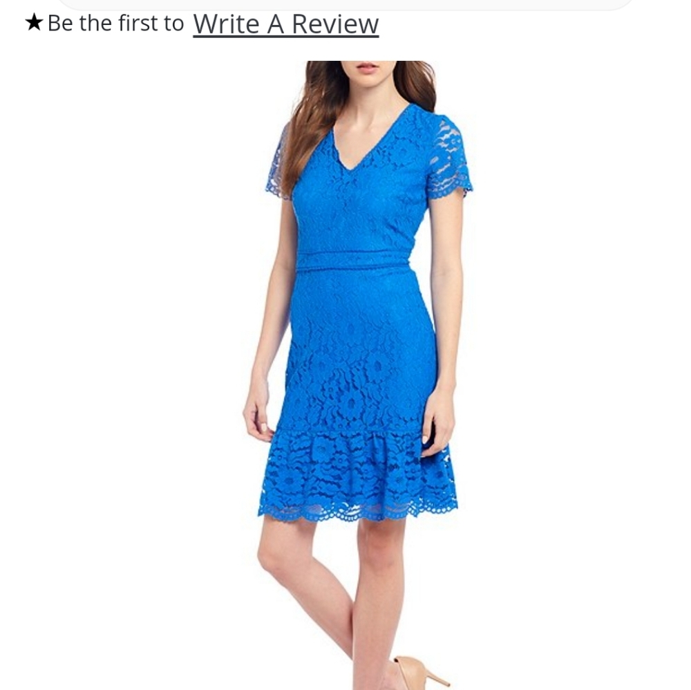 Womens dress in Lace Blue sz 10 by Karl Lagerfeld